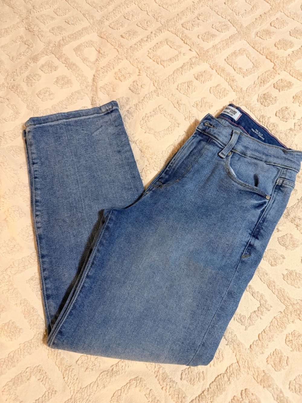 Kensie Two-Tone Blue Denim Jeans Size 6/28         #509